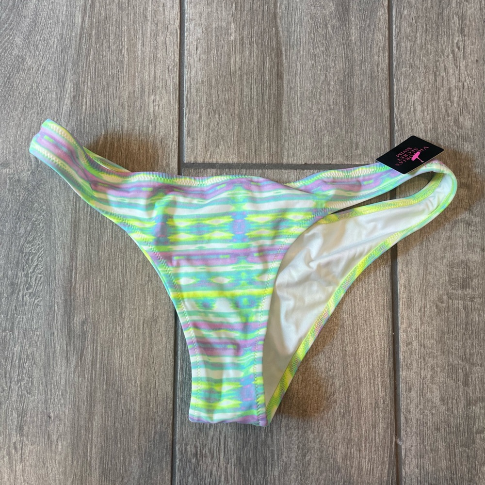 Victoria's Secret Pastel Striped Bikini Bottom